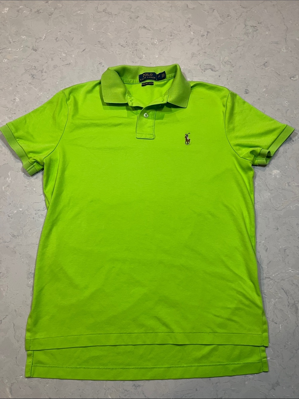 Polo by Ralph Lauren Men's Neon Lime Polo Shirt